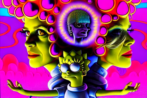 psychedelic simpsons NFT