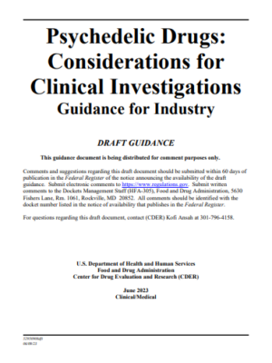 FDA Guidance considerations