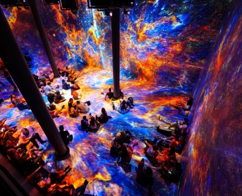 Artechouse's 'Beyond The Light Exhibition is NASA and AI inspired Psychedelic Odyssey