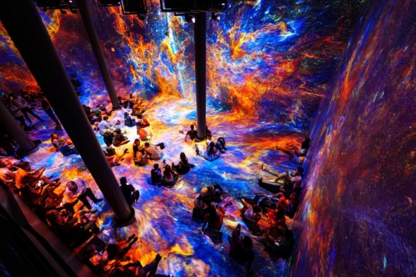 Artechouse's 'Beyond The Light Exhibition is NASA and AI inspired Psychedelic Odyssey