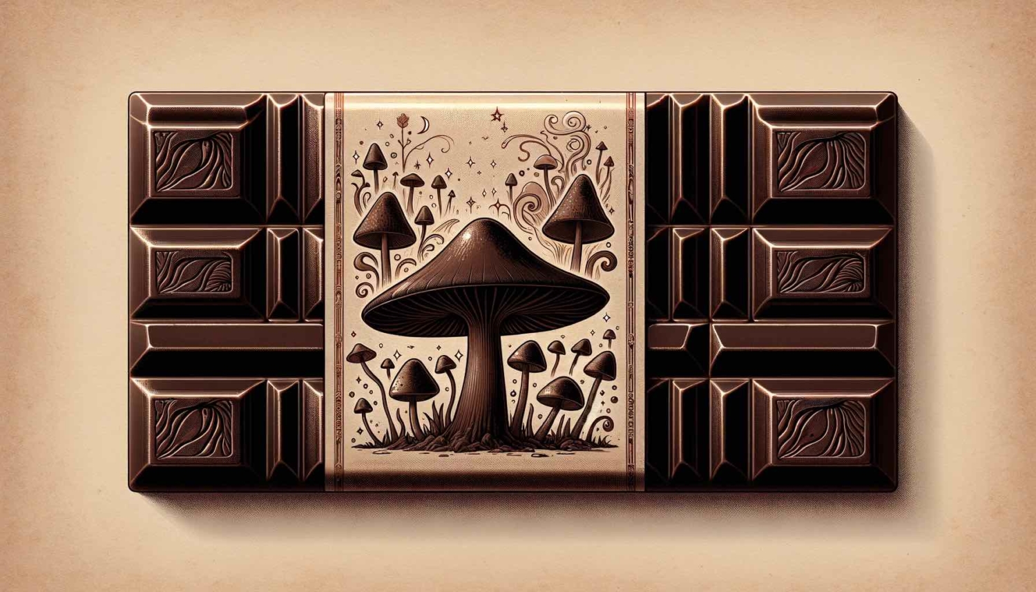 How to Make a Magic Mushroom Chocolate Bar - Simple Recipe